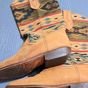 Leather Cowboy Boots, Women's 7.5